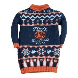 Tito’s Bottle Cover / Sweater Handmade Vodka with tag